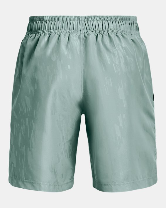 Men's UA Woven Emboss Shorts, Green, pdpMainDesktop image number 6